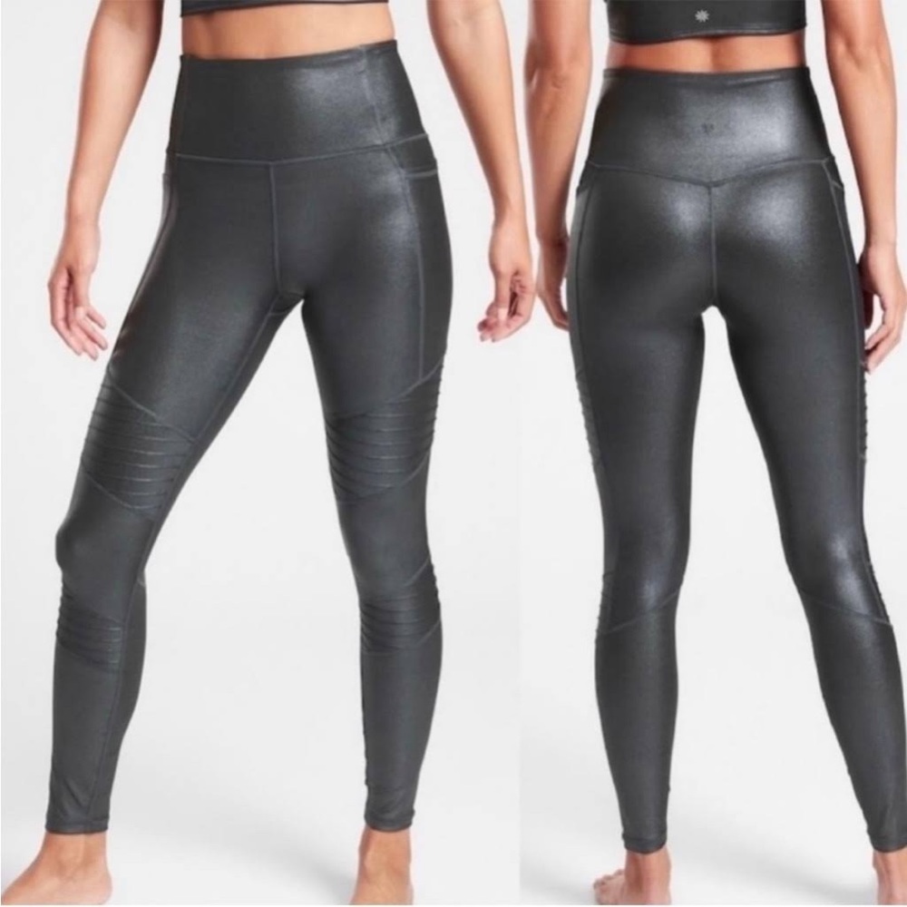 Athleta Inclination Moto Tight Leggings Medium